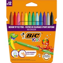 Bic Kids Bıc Kids Kid Couleur Keçeli Kalemi, 12'li Kutu