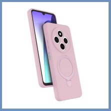 Yuva Izi Redmi 14C Uyumlu Regal Magsafe Standlı Kapak - Açık Pembe Ajs
