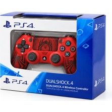 Sony Ps4 Uyumlu Dualshock 4 Kablosuz Oyun Kolu Kırmızı Spider-Man