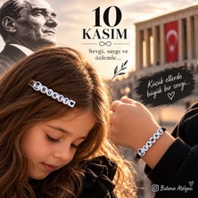 Butenin Atölyesi 10 Kasım, Atatürk ve Isimli Toka-Bileklik Seti