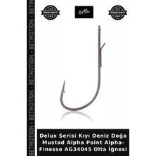 Delux Serisi Kıyı Deniz Doğa Mustad Alpha Point Alpha- Finesse AG34045 Olta Iğnesi