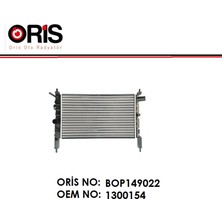 Oris Brazıng Su Radyatörü Opel Astra F Karbüratörlü (Manuel ŞANZ.)(525X298X22) Aluminyum