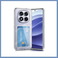 Yuva Izi Redmi Note 14 Pro 5g Uyumlu Kılıf Kart Şeffaf Silikon - Şeffaf Ajs