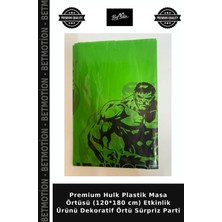 Premium Hulk Plastik Masa Örtüsü (120*180 Cm) Etkinlik Ürünü Dekoratif Örtü Sürpriz Parti