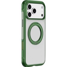 Marka Kolik Joko Apple iPhone 18 Pro Max/17 Pro Max Airbag Ring Yüzüklü Magsafe Kapak - Yeşil