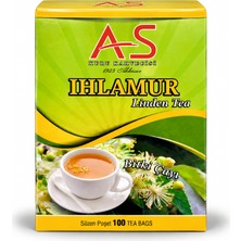 As Kuru Kahvecisi Ihlamur Çayı 100 Adet – Doğal Ihlamur Aromalı, Hoş Kokulu, Süzen Poşet Bitki Çayı | Linden Tea