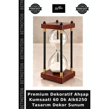 Premium Dekoratif Ahşap Kumsaati 60 Dk ALK6250 Tasarım Dekor Sunum