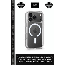 Premium X200 Fe Uyumlu Magsafe Özellikli Sert Magsafe Kılıf Arka Kapak Telefon Kılıfı Cihaz Örtüsü