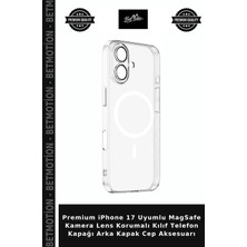 Premium iPhone 17 Uyumlu Magsafe Kamera Lens Korumalı Kılıf Telefon Kapağı Arka Kapak Cep Aksesuarı