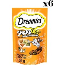 Vionna Shakeups Tavuklu ve Ördekli Kedi Ödül Bisküvisi, 55 G, Set Of 6          [enerji Sınıfı A+]
