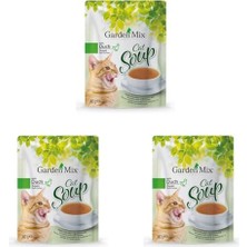 Vionna Garden Mix Ördekli Kedi Çorbasi 40GR (3 Paketi)