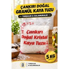 Seta Shop Çankırı Doğal Granül Kaya Tuzu 5 KG – Turşuluk ve Salamuralık (Sarı Etiket)
