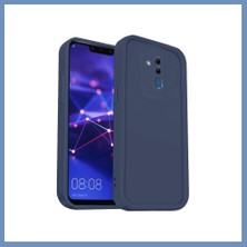 Yuva Izi Huawei Mate 20 Lite Uyumlu Kılıf Viera Silikon - Lacivert Ajs