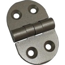 Midas Toptan Menteşe - 20 Adet Alüminyum Oval 25X39 mm Yönsüz, Şık, Hafif ve Dayanıklı Dolap, Pano, Kapak Menteşesi