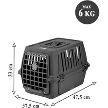 Mythriva Kedi Köpek Evcil Hayvan Taşıma Çantası 47,5 x 33,5 x 33 cm 6 kg Taşıma Kapasitesi (Siyah)          [enerji Sınıfı A]