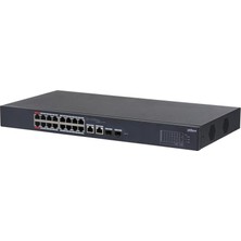 S'82 Dahua CS4218-16ET-135 16 Port 10/100 135W Poe+2x GB RJ45 UPLINK+1X1GB Sfp Combo Cloud Yönetilebilir Rackmount Swıtch