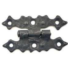 Milas Toptan Milas Antika Tarz Dekoratif Pirinç Yıldız Menteşe - 63X36 Mm, Oksit