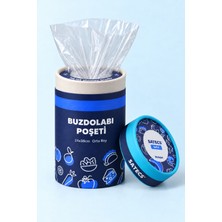 Satecs Premium Buzdolabı Poşeti – 3 Kat Ultra Kalın, Çek-Al Kutulu, Orta Boy 24 × 38 cm