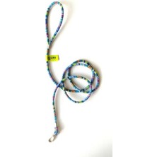 Şanal Kedi Köpek Gezdirme Ipi/zinciri - Tasma Halatı/kayışı - Leash- 150 Cm. Renk:mavi