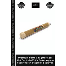 Premium Bambu Yağmur Sesi 100 cm NO1083 Ev Dekorasyonu Huzur Veren Dinginlik Sağlayan
