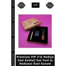 Premium Vıp 3'lü Hediye Seti Kaliteli Set Yeni Iş Hediyesi Özel Sunum