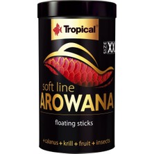 Tropical Softline Arowana L Genç Arowanalar Için Renk Kuvvetlendirici Balık Yemi 250 ml 80GR