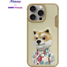 Premium iPhone 15 Pro Max Uyumlu Shiba Inu Kılıf 3D Telefon Süsü Koruma Kapağı Desenli Kap