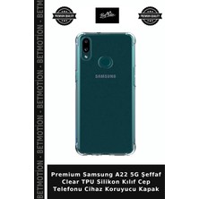 Premium Samsung A22 5g Şeffaf Clear Tpu Silikon Kılıf Cep Telefonu Cihaz Koruyucu Kapak