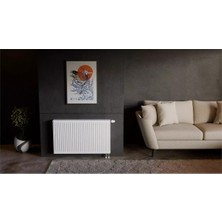 E.c.a. 600 x 1500 mm Tip 22 Ventilli Kompakt Panel Radyatör