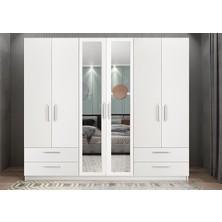 Baramolife Işıltı 6 Kapaklı Gardırop - G.A.I_208