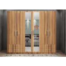 Baramolife Işıltı 6 Kapaklı Gardırop - G.A.I_208