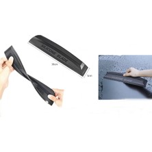 Trobus Silikonlu Su Sıyırıcı Oto Kurulama Çekçeği Esnek Çizmez 30 cm Siyah