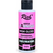 Rich High Gloss Su Bazlı Parlak Vernik 120 ml