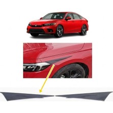 Trobus Kaş Çıta Takımı Honda Civic Fe1 2022 ve Sonrası Uyumlu Far Üstü Piyano Black 2 Parça