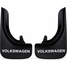 Trobus Volkswagen Yazılı Çamurluk Paçalığı Tozluk Tipi Oto Için 2'li Siyah