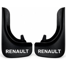 Trobus Renault Symbol Logolu Oto Çamurluk Paçalık Tozluk 2'li Siyah