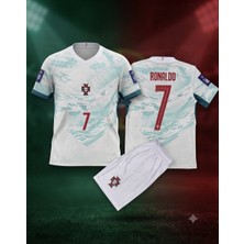 Ronaldo Portekiz Yeni Sezon  Dünya Kupası Forması Çocuk