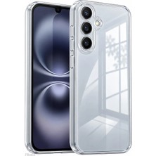 Fibaks Galaxy A37 Arka Kılıf Kamera Korumalı Yumuşak Silikon Kapak Şeffaf İnce Esnek Malzeme