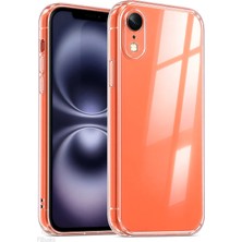 Fibaks iPhone XR Kılıf Yüksek Kalite Ince Yumuşak Şeffaf Süper Silikon