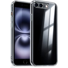 Fibaks iPhone 7 Plus/8 Plus Kılıf Şeffaf Lüx Süper Yumuşak İnce Slim Silikon