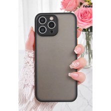 Fibaks iPhone 14 Pro Max Kılıf Mat Parmak Izi Yapmaz Kamera Korumalı Renkli Tuşlu Sert Silikon Kapak