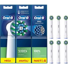 Oral-B Cross Action Clean Maximiser 6’lı Diş Fırçası Yedek Başlığı EB50