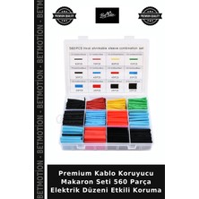 Premium Kablo Koruyucu Makaron Seti 560 Parça Elektrik Düzeni Etkili Koruma