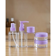 Midas Toptan 5'lü Şeffaf Seyahat Kozmetik Şişesi Seti 30 ml UCZZZ5LİSEYAHATŞİŞESİMOR-1