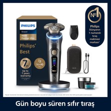 Philips I9000 Ultra Skinıq Islak&kuru Tıraş Makinesi Açık Gri Renkli 360° Başlıklarla Kablosuz Kullanım