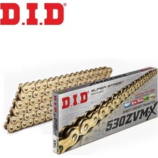 DID Dıd 530ZVM-X Gold X-Ring ZİNCİR-118 Bakla / Yamaha / Fz6 / Fazer S2 / 600CC / Dıd X-Rıng (Zvm-X) Gold Zincir  / 2007-2008-2009