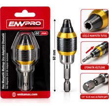 Uravas Store Uraselect Manyetik Matkap Ucu Adaptör Otomatik 60MM Çok Fonksiyonlu Farklu Uçlara Uyumluluk - Pratik Uç Değiştirme EMV-5668