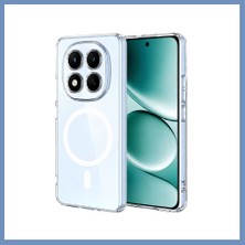 Yuva Izi Redmi Note 15 Pro 4g Uyumlu Combo Sert Şeffaf Magsafe Kapak - Şeffaf Ajs