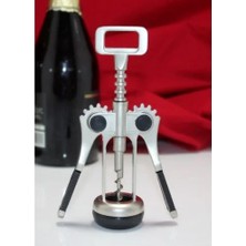 Uravas Store Ergonomik Paslanmaz Çelik Tirbuşon Açacak 18X4 cm