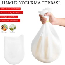 Uravas Store Kolay Yoğurma Silikon Torbası 1 Adet Ekmek Makarna Mantı Hamuru